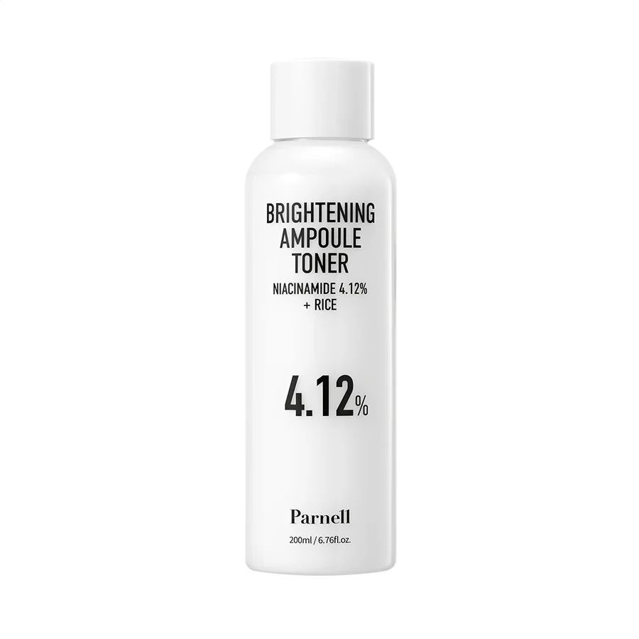 Освітлювальний тонер для обличчя Parnell Niacinamide 4.12 % + Rice Brightening Ampoule Toner, 200 мл